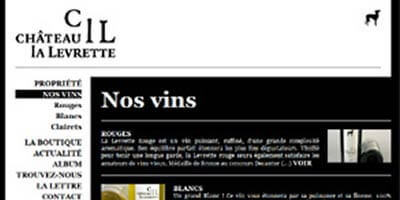 Le site Internet du Château la levrette !