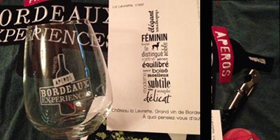 Bordeaux Expérience à Paris